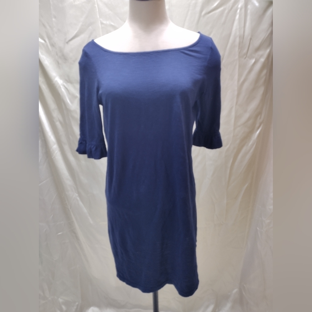 Lilly Pulitzer Navy Blue Pima Cotton Dress Sz M